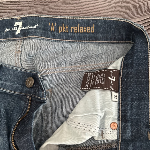 7 For All Mankind A Pocket jeans - Picture 2 of 3